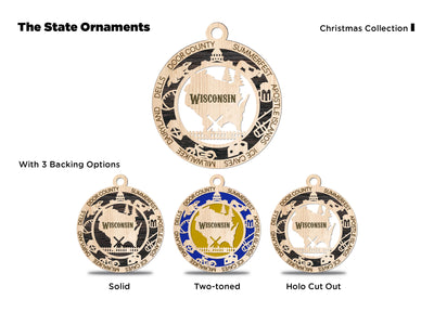 State Ornaments - Wisconsin