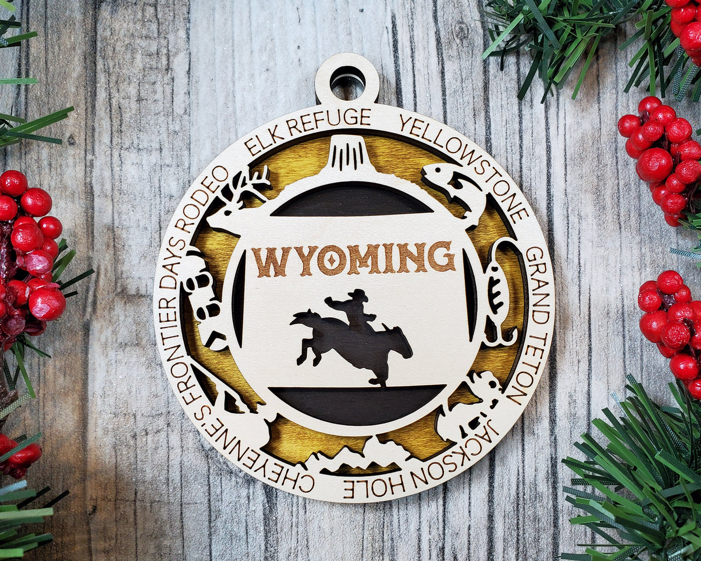 State Ornaments - Wyoming