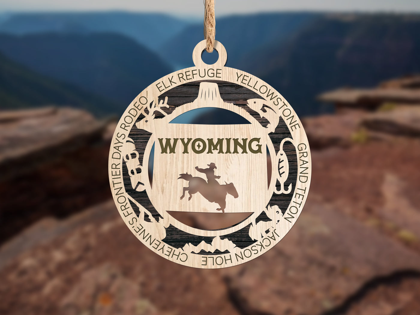 State Ornaments - Wyoming