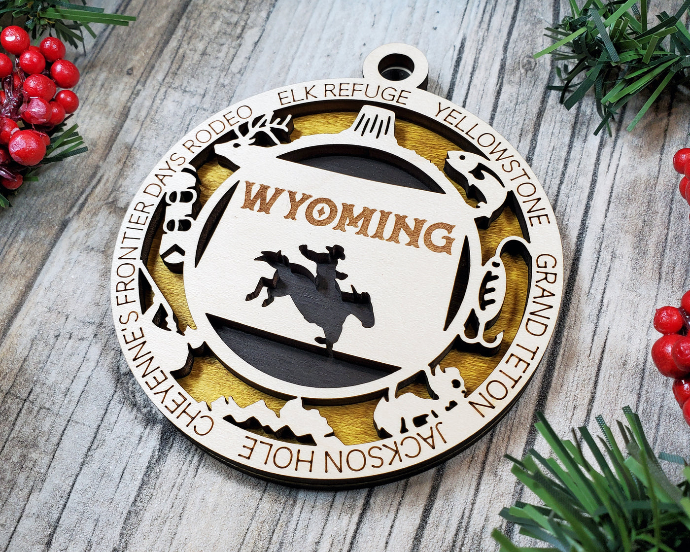 State Ornaments - Wyoming