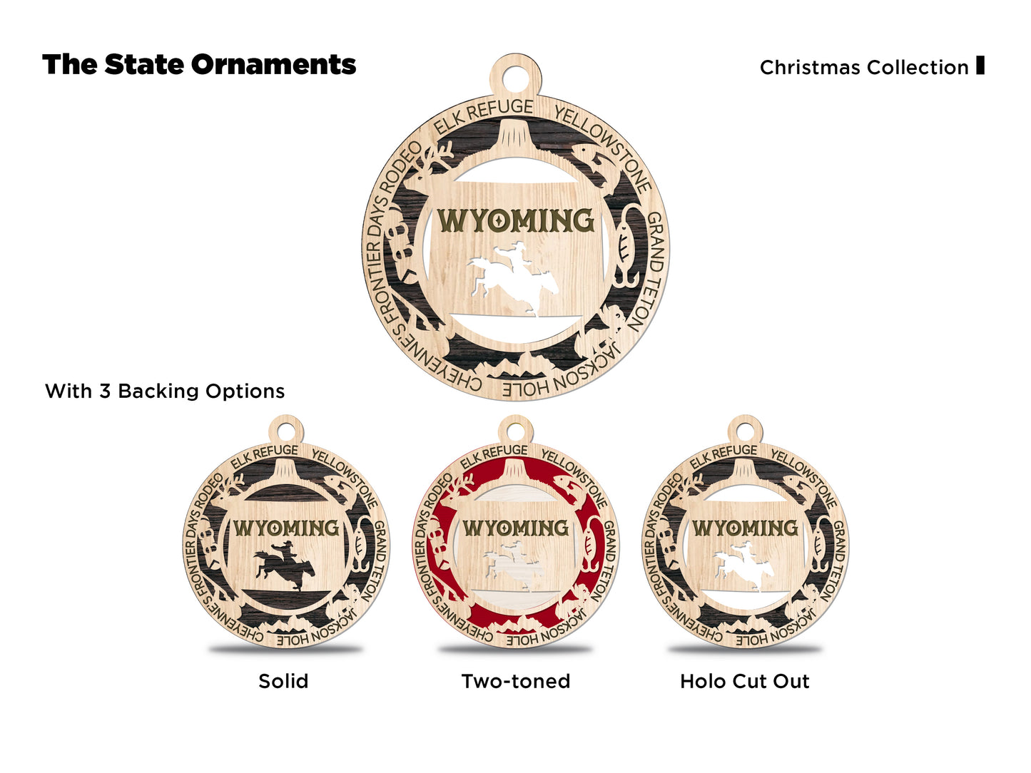 State Ornaments - Wyoming