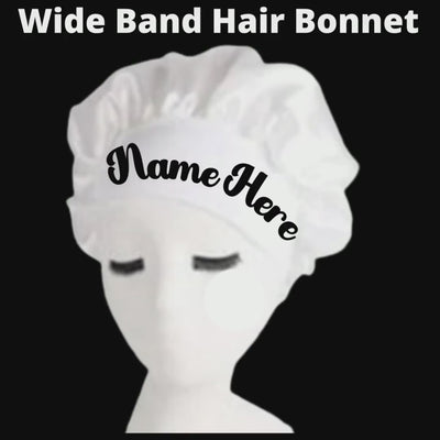 Personalized Afro American Betty Boop Satin Hair Bonnet - silk bonnet for long hair- hair bonnet for sleeping - women's bonnet
