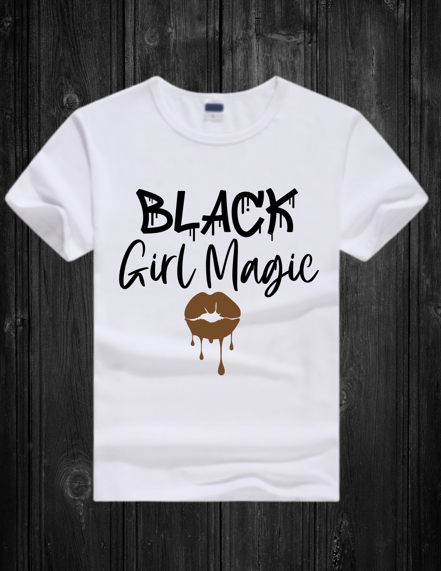 White T-shirt -Black Girl Magic 4